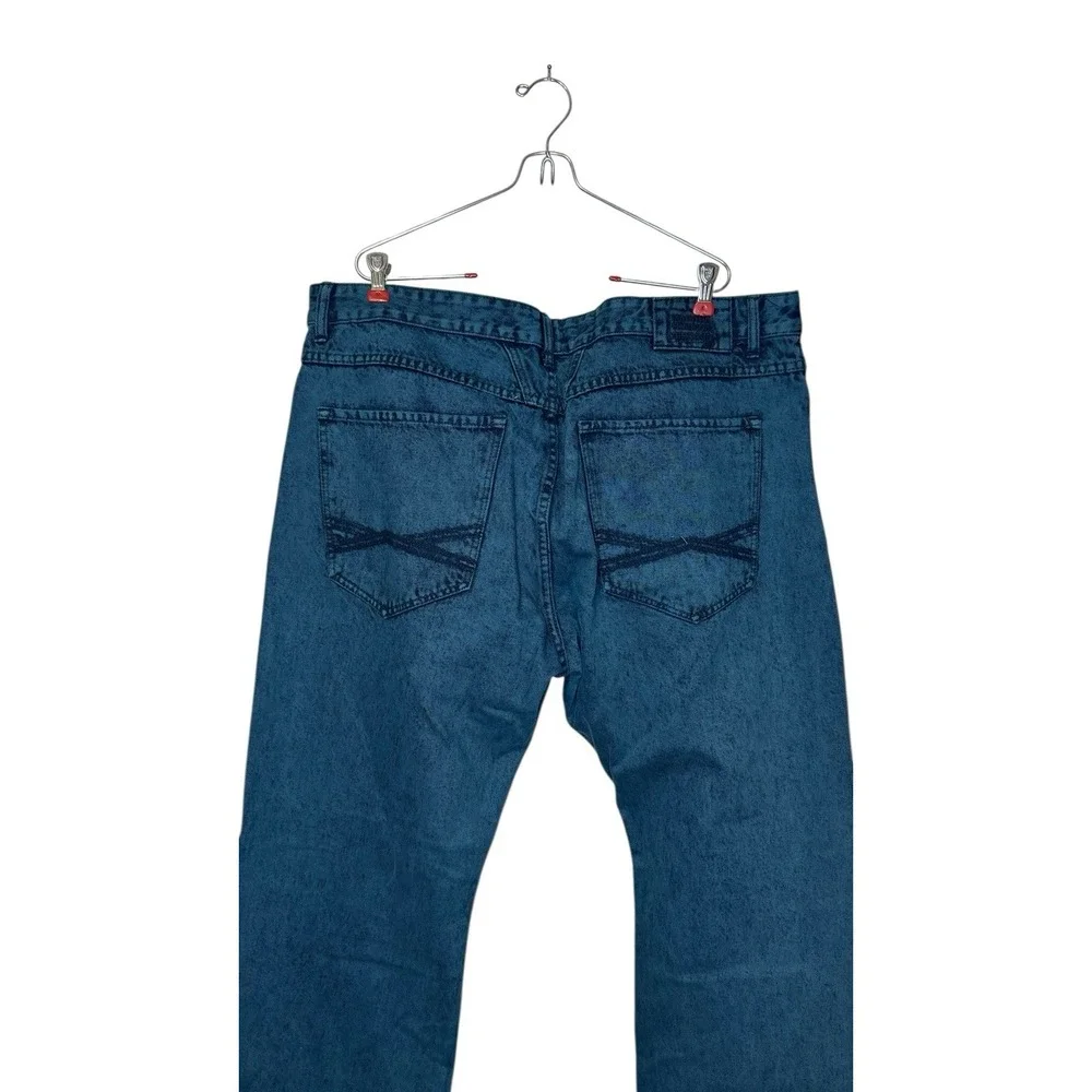 Sean John Mens Jeans Vintage Y2K Streetwear Hip Hop Straight Fit Classic Blue 40